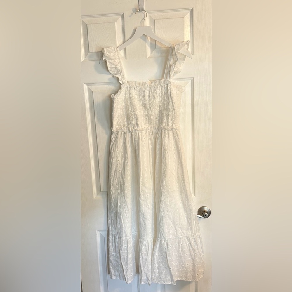 NWOT never worn. White summer eyelet dress